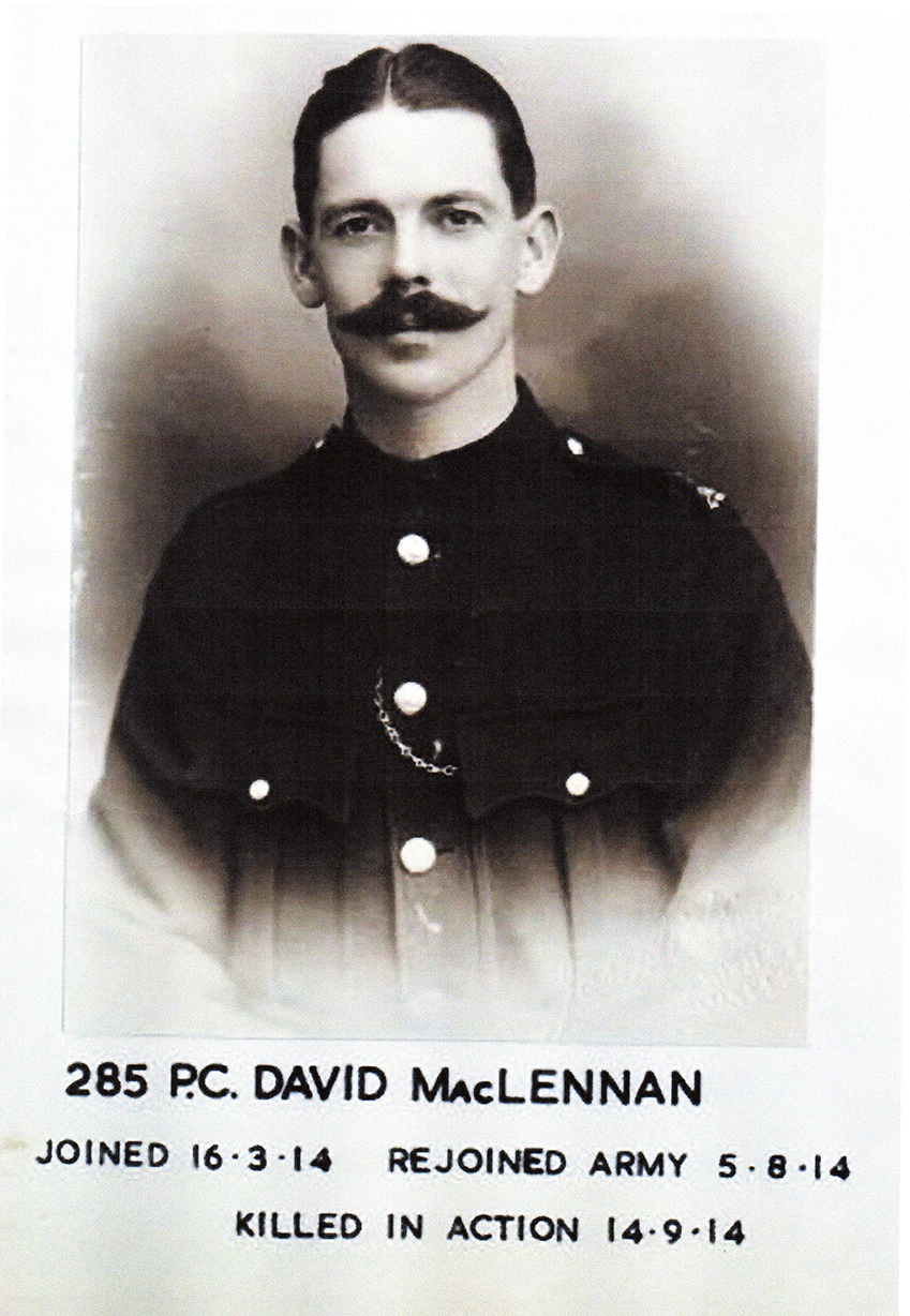 Photo of photos/David Bain MacLennan policeman portrait